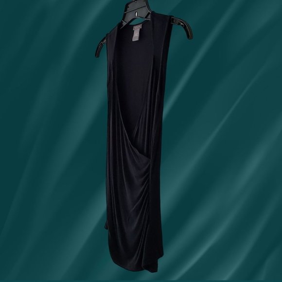 Ann Taylor Sleeveless Surplice V-neck Top | Like New | XXSP | Black - Picture 11 of 11